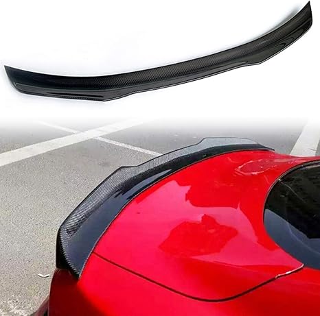 Amazon Co Jp 車のリアスポイラーはマスタング15 16カーボンファイバーリアトランクスポイラーウィングスポイラーに適合 ホーム キッチン