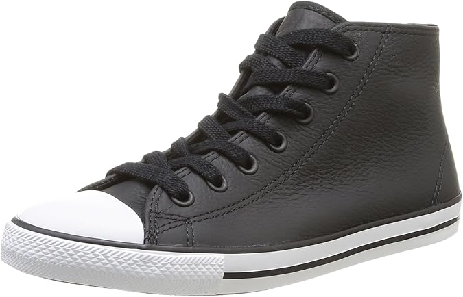 womens dainty leather converse