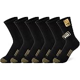 Comfoex Boys Socks 6 Pairs Crew Athletic Cushioned Mesh Cotton Sports Socks For Little Big Kids 4-6 6-8 8-10 Years Old