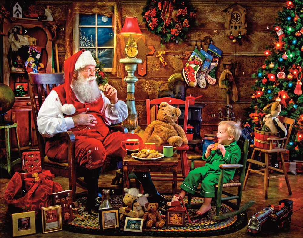 Cookies with Santa Advent Calendar (Countdown to Christmas)