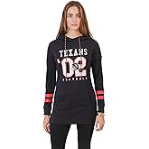 Ultra Game NFL womens Tunic Hoodie Pullover Sweatshirt Terry