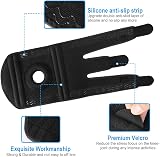 AVIDDA Knee Support Open Patella 3 Straps Running Arthritis Men Women Black view 5
