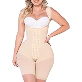 M&D Fajas Colombianas Post Surgery Shapewear After Liposuction Tummy Control Hourglass Bodysuit for Curvy Women