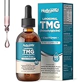 TMG Supplements 1000mg Liquid Drops, Liposomal Trimethylglycine as Betaine Anhydrous for Methylation, Antioxidant & Brain & Liver Health, High Absorption, Non-GMO, Vegan, Blueberry, 2 FL Oz