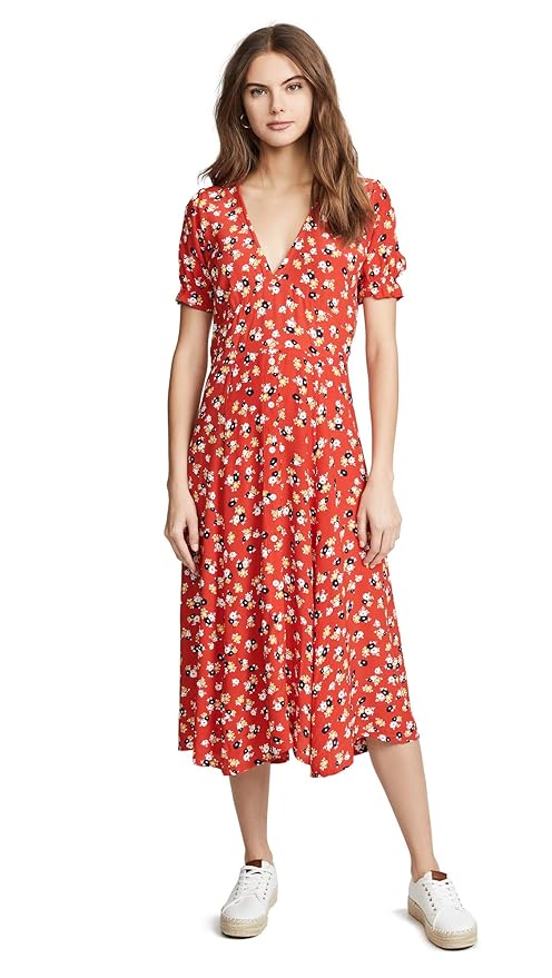 faithfull the brand ari midi dress