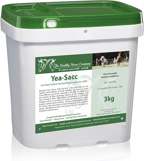 The Healthy Horse Company YeaSacc 1026 3kg Refill Bag Amazon.co.uk