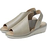 Fly London Women's Nisi066fly Sandal, Silver Perf, 5 UK