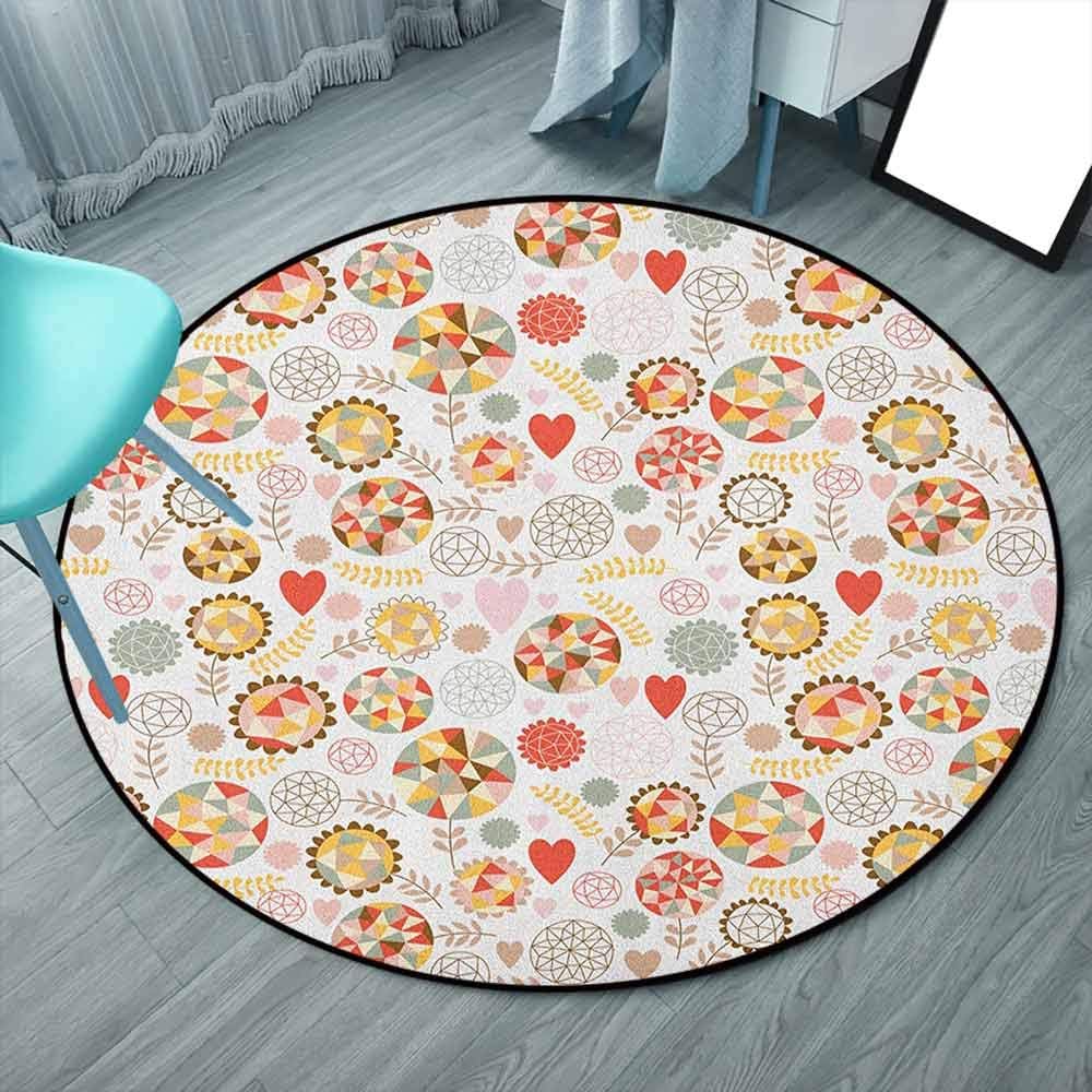 DragonBuildingMaterials - Alfombra de cocina, diseño floral, color
