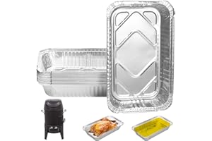 WEBROIL 15 Packs Grill Drip Pan Liners for Charbroil 2425514W12 Big Easy Turkey Fryer Bucket Liner Disposable Aluminum Foil Grease Tray Liners for Char-broil Big Easy Oil-Less Turkey Fryer Accessories