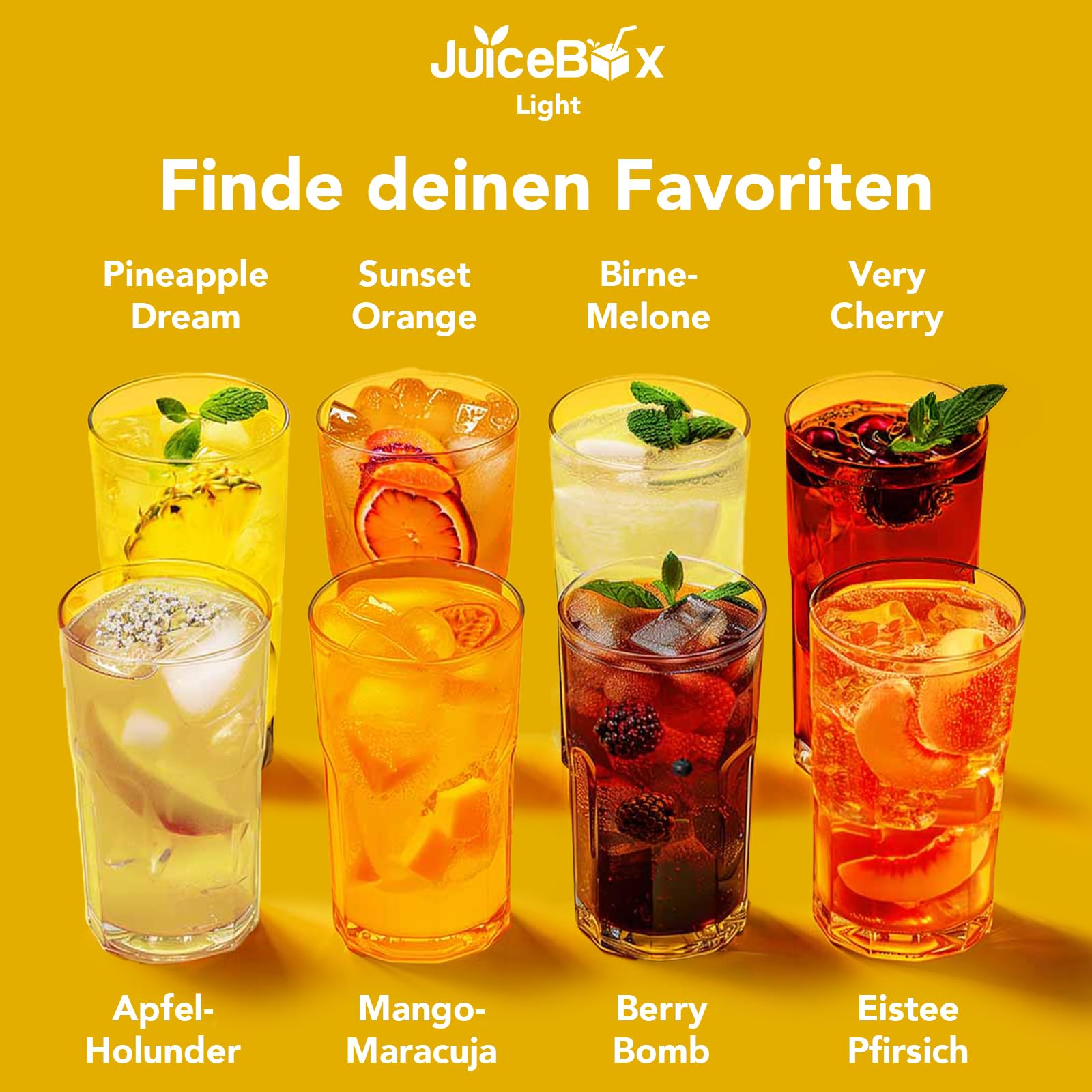 JuiceBox Sirup Light - 2 Liter ergeben 52 Liter antrinkfertiges Getränk, langanhaltend, pflanzenbasiert, köstlich & kalorienbewusst (Very Cherry) 5
