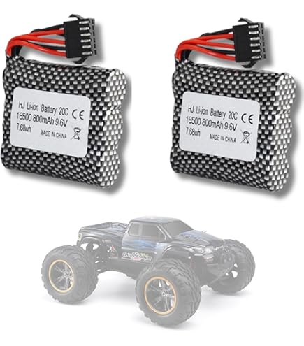 Hosim RC Autos Ersatzbatterie, 800mAh Li-Ionen-Akku S911 S912 S913 RC Truggy High Speed Truck