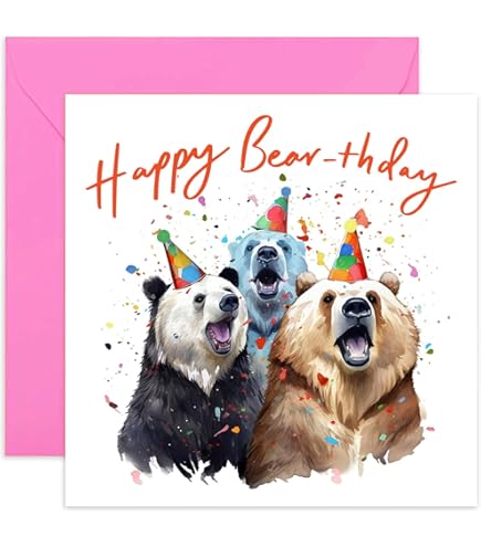 Old English Co. Little Monkeys Tarjeta De Cumpleaños Para Papá Mamá – Tarjeta Divertida Para Papá Mamá Cumpleaños De Papá O Hija | Interior En Blanco Con Sobre