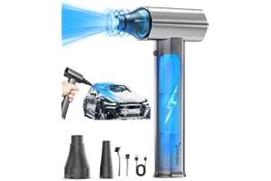 RAYBAO Snow Whiz Turbo Blower, Snowwhiz Turbo Blower 130000RPM High-Speed Cordless Mini Snow Blower Air Duster, 4-Gear Jet Dry Blower for Light Snow, Computer Keyboard, Car & Outdoor Cleaning