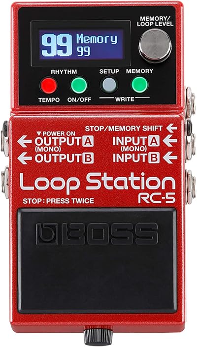 BOSS RC-5 Loop Station Pedal with USB MIDI 32-Bit 13 Hr Recording