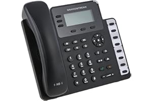 Grandstream GXP1630 IP Phone, 3 Lines, 3 SIP Accounts, 2.9-Inch LCD Display, Dual-port Gigabit Ethernet with Integrated PoE