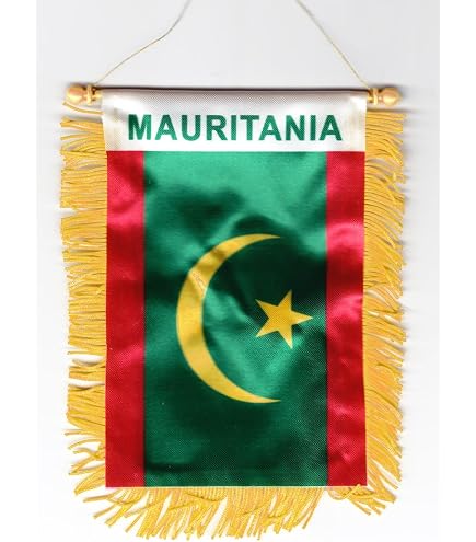 ANLEY Mauretanien Flagge 3x5 Fuß – UV-beständig, Doppelt Genäht, Mit Messingösen Für Den Außenbereich