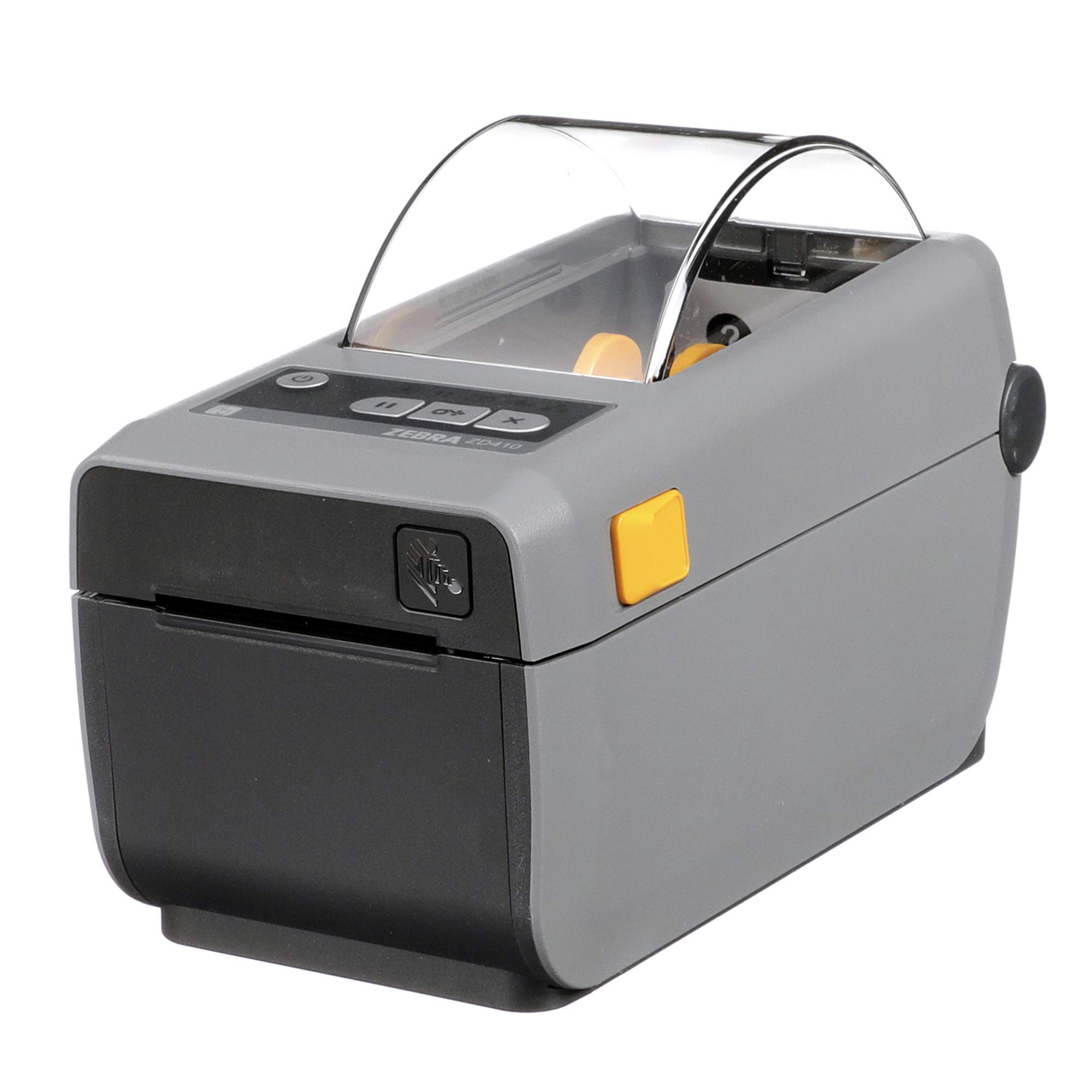 Photo 1 of **White** Zebra - ZD410 Direct Thermal Desktop Printer for labels, Receipts, Barcodes, Tags, and Wrist Bands - Print Width of 2 in - USB, Bluetooth, and Wifi Connectivity - ZD41022-D01W01EZ (Renewed)