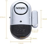 Noopel Door Alarm Sensor 120dB Wireless Magnetic Window Burglar 2 Pack view 2