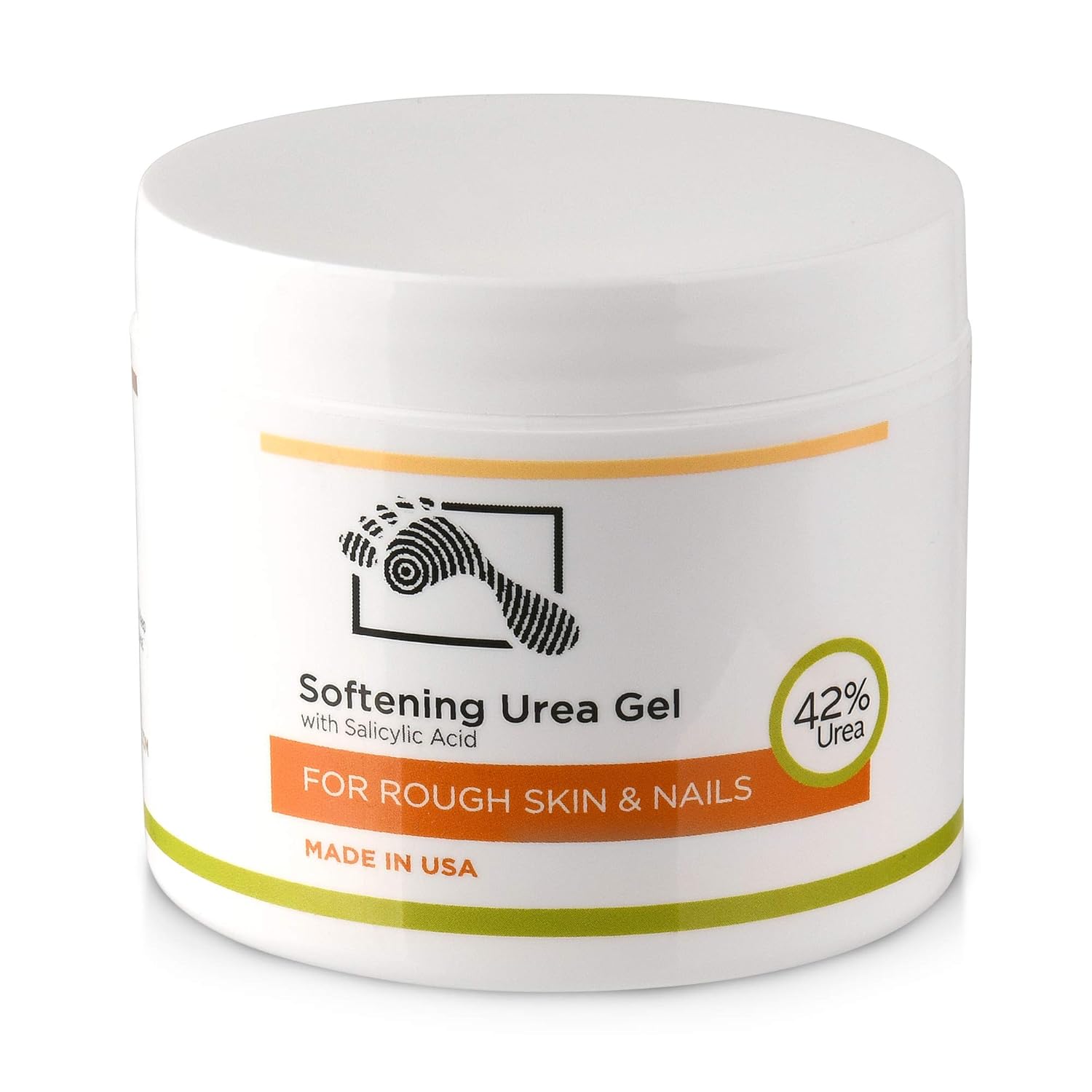 Maximum Strength 42% Urea Foot Gel, Moisturizes Callus Cracked Rough Dry Dead Skin and Corns, Softens Thick Painful Nails with Salicylic and Hyaluronic Acid (1 Jar) : Beauty