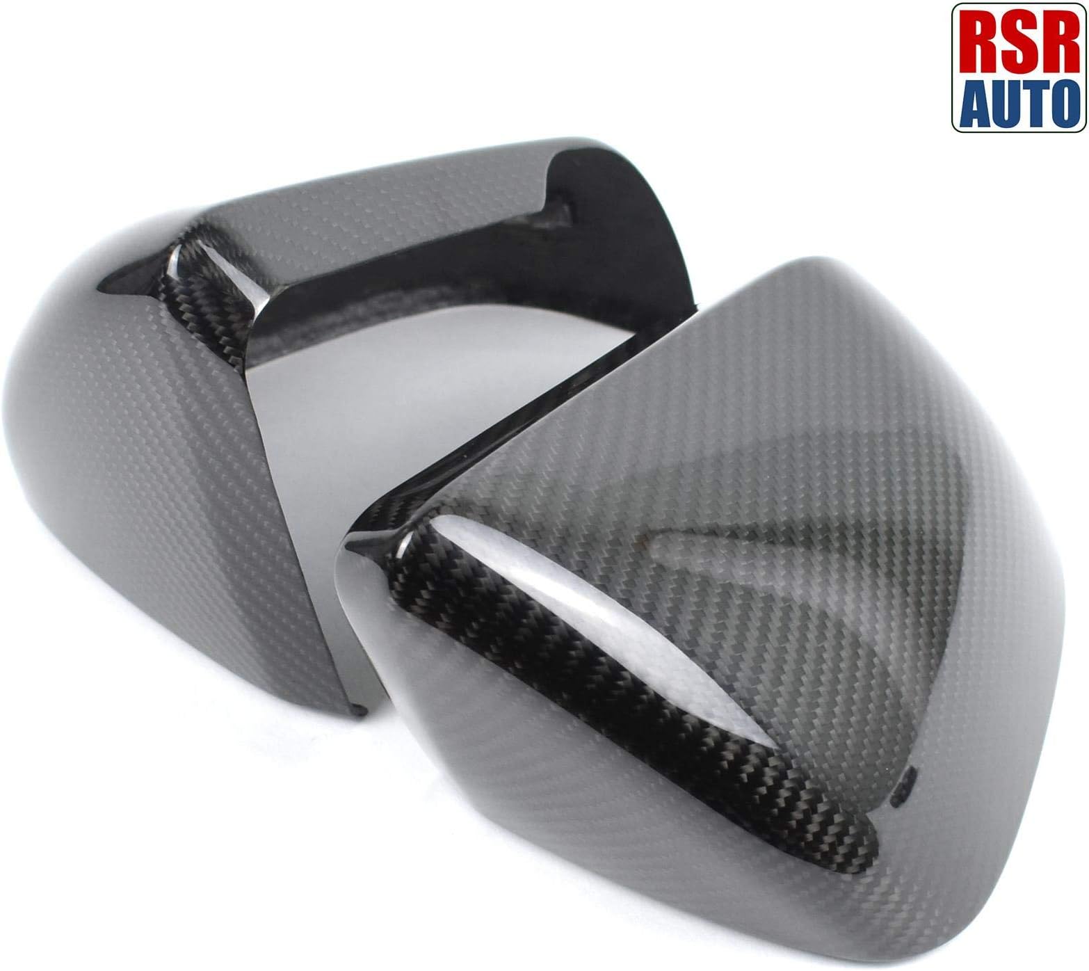 RSR Moto Carbon Fibre Door Wing Mirror Covers Compatible With Ford Mustang, 2015-2019