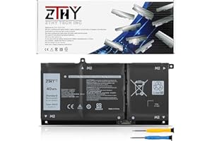 JK6Y6 40Wh Battery Replacement for Dell Latitude 3410 3510 3120 3140 Vostro 5300 5401 5501 Inspiron 5300 5401 5408 5402 5509 