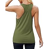 Mippo Workout Tops for Women Sleeveless Athletic Running Yoga Tank Tops Racerback Breathable Gym Sports Exercise Shirts