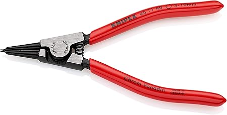 Knipex 46 11 A0 Pince Pour Circlips Pour Circlips Exterieurs D Arbre Noire Atramentisee Gainees En Plastique 140 Mm Amazon Fr Bricolage