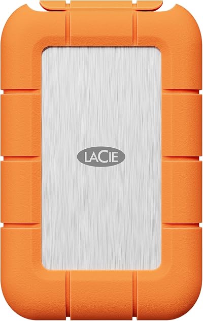 LaCie Rugged SSD4 4TB USB-C Portable External SSD Rescue Data Recovery