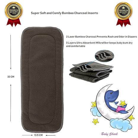 charcoal cloth diapers
