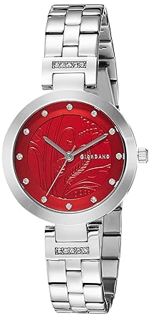 Giordano Analog Red Dial Womens Watch - 2784-11