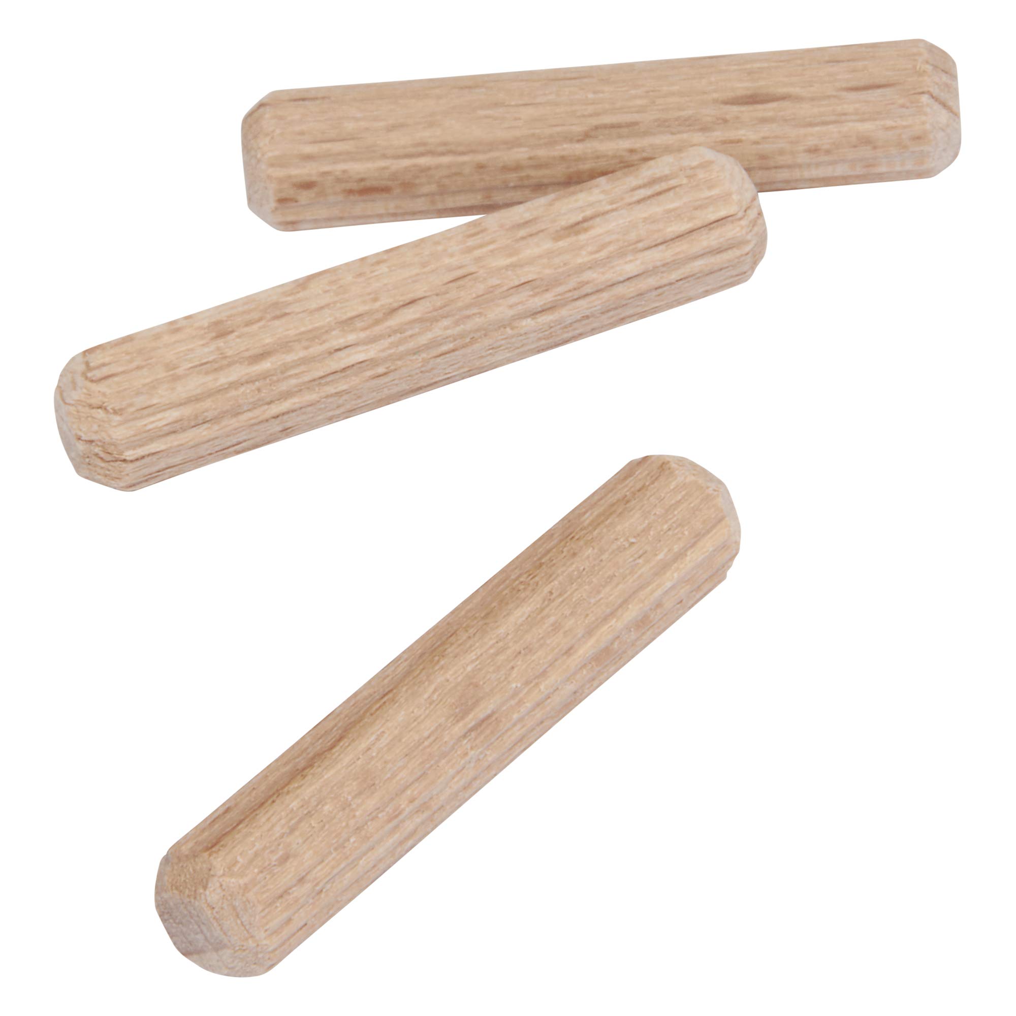 Trend Beech Wood Dowels, Pack of 500, 8mm Diameter x 30mm Length, Grooved for Efficient Gluing of MDF & Chipboard Joinery, DWL/2/500