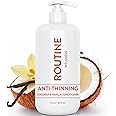 Routine Wellness Anti-Thinning Deep Conditioner for Thinning Hair - DHT Blocker for Hair Loss in Men & Women - Promotes Healthy Hair - Coconut & Vanilla 14oz