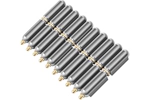 Zonon 10 Pcs 4 Inch BBQ Smoker Bullet Weld on Bullet Hinge Carbon Steel Weldable Barrel Hinges Heavy Duty Weld on Hinge Detachable Gate Door Hinge for Swing Door Trailer Ramp