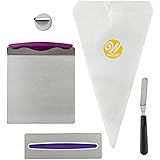 Wilton Cake Decorating Kit for Beginners - Lifter, Spatula, Icing Tip/Smoother, and Disposable Decorating Bags