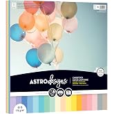 Astrodesigns Cardstock, Pastel Starter Assortment, 18-Colors, 12" x 12", 65 lb., 72 Sheets, Perfect for DIY Projects, Card Ma