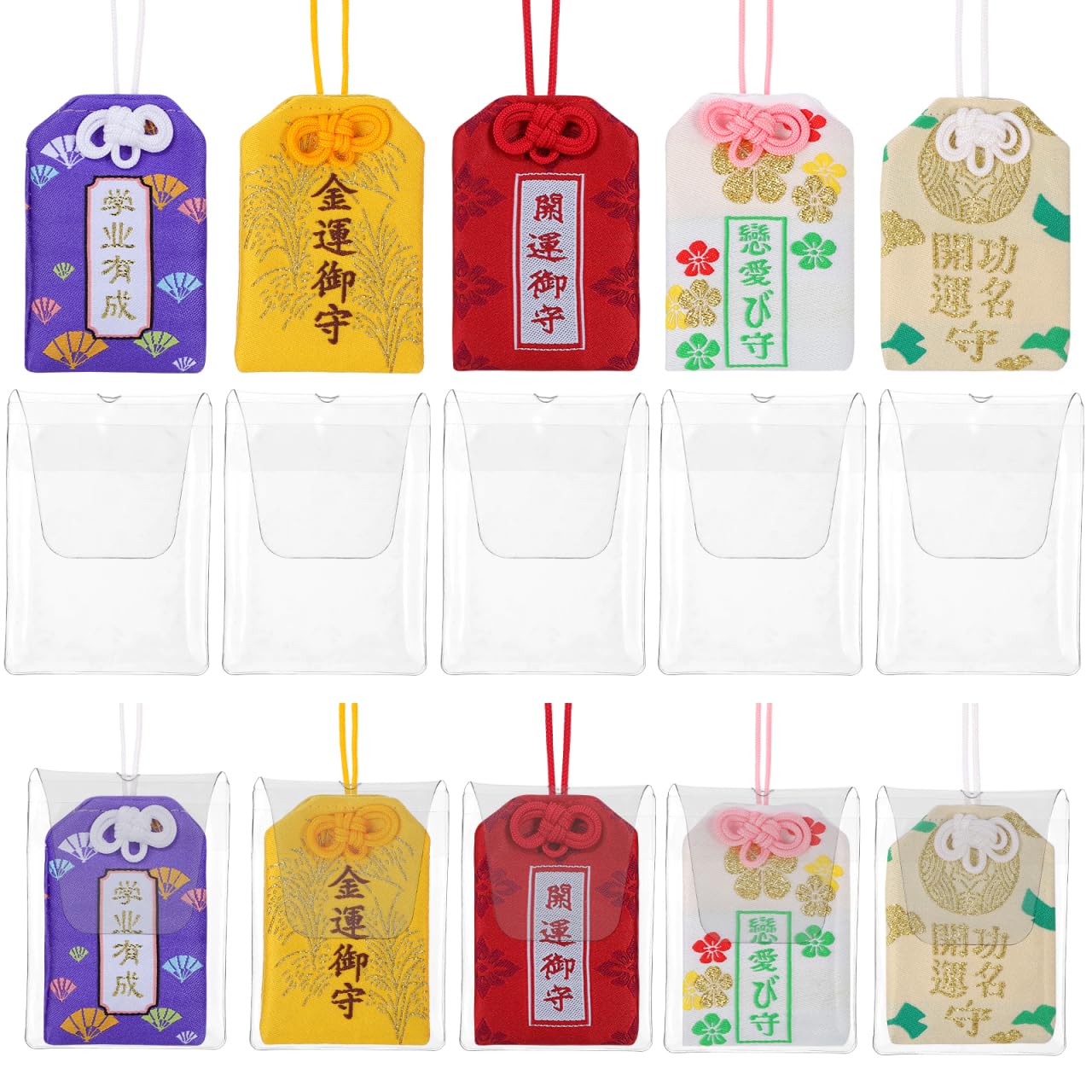 BESPORTBLE Japanese Omamori Amulets 10pcs Japanese Bag Asakusa Prayer Pouch Japanese Blessing Bag Spiritual Bag Japan Feng Shui Bag Japan Japanese Good Luck Bag Japanese Omamori Good Luck Charms