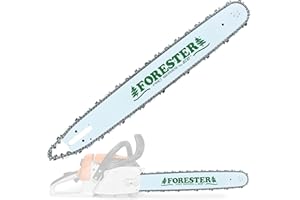 FORESTER 20" Replacement Chainsaw Bar & Chain Combo - 20in Length, 3/8” Pitch, .050 Gauge, D025 Mount, 72 Drive Link - Replacement Chain Saw Parts Kit For Stihl