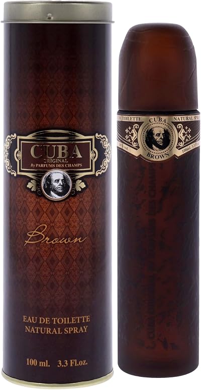CUBA PARIS Brown Eau De Toilette for Men 100 ml Woods Jasmine Citrus