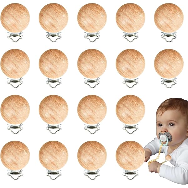 Mordedor Bebe Anillos Mordedores De Madera Natural Para Bebés