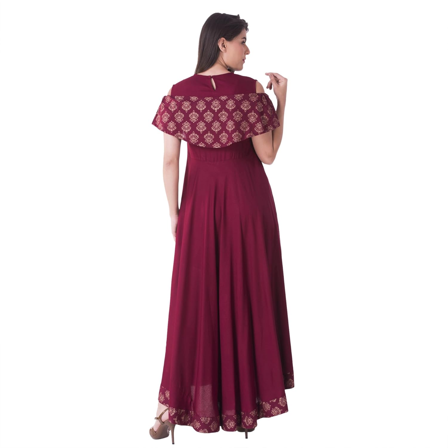 khushal women's rayon gown