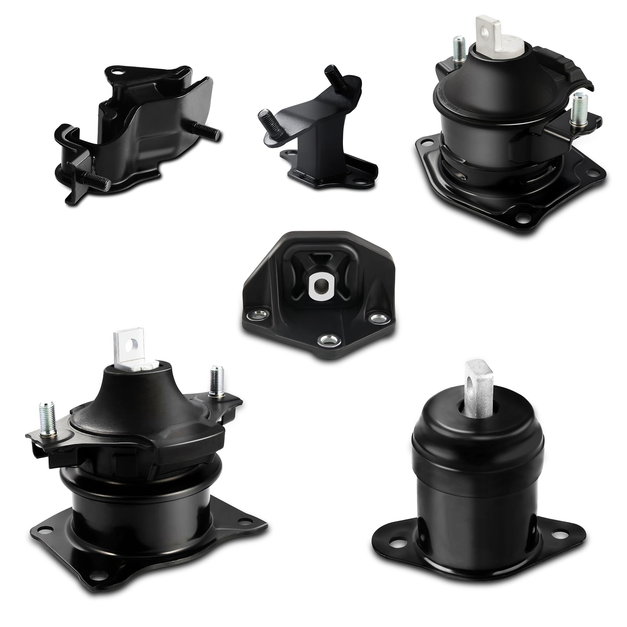 Photo 1 of Engine Motor Mount Set Compatible for 2003 2004 2005 2006 2007 Honda Accord 3.0L Automatic Trans, Set of 6 Engine Mount Kit Replaces A4526 A4527 A4517 A4524 A4544 A4525