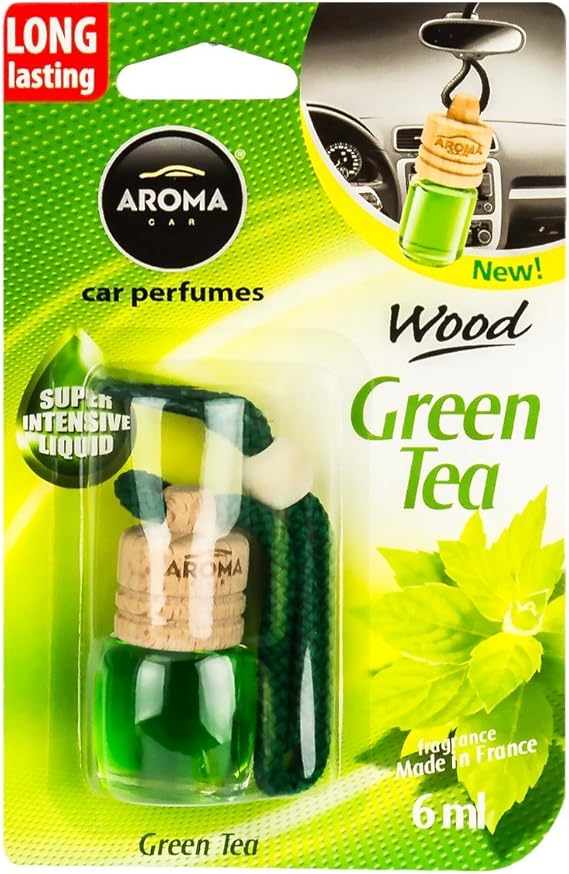 Aroma Car WOODCLASSIC Liquid Car Air Freshener GREEN TEA Amazon.co.uk