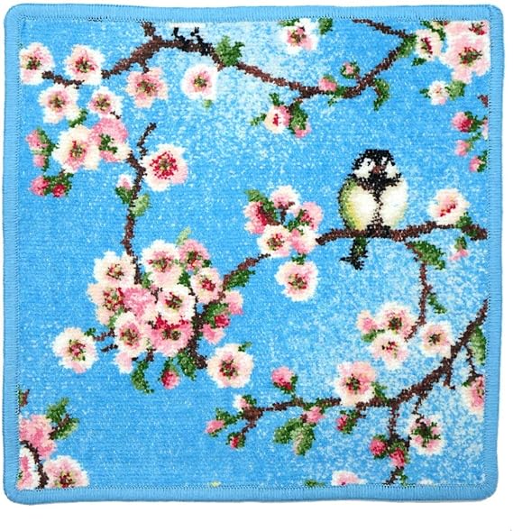 Amazon フェイラー Feiler ハンカチ ハンドタオルchickadee チカディー Aqua ブルー 25cm 並行輸入品 ハンカチ バンダナ 通販