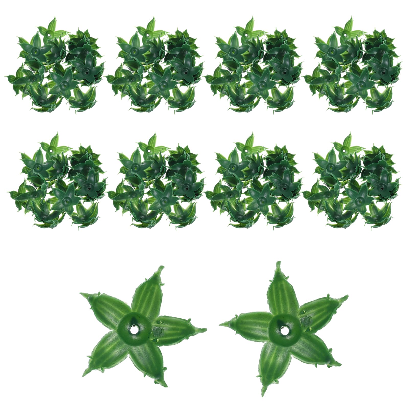 PATIKIL Artificial Flowers Calyxes, 200Pack Fake Leaves Sepals Petal Greenery Leaves Bulk for DIY Wedding Bouquets Garland Centerpieces Party Decorations, Green