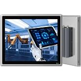 SunKol 15" Industrial Embedded Panel PC, IP65 Fanless All-in-One Computer | Windows 11 Pro Industrial Touch Computer,Auto Power-on,J6412,8GB RAM,128GB SSD,Dual LAN,RS232/RS485,Automation