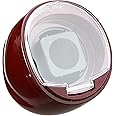 Diplomat Single Burgundy Watch Winder with Built-In IC Timer