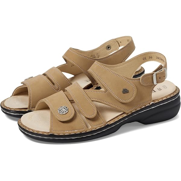 Amazon.com | Finn Comfort Women's Yuma Sandal Lake/Grey
