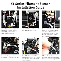 Extruder Filament Sensor for Bambu Lab 3D Printer