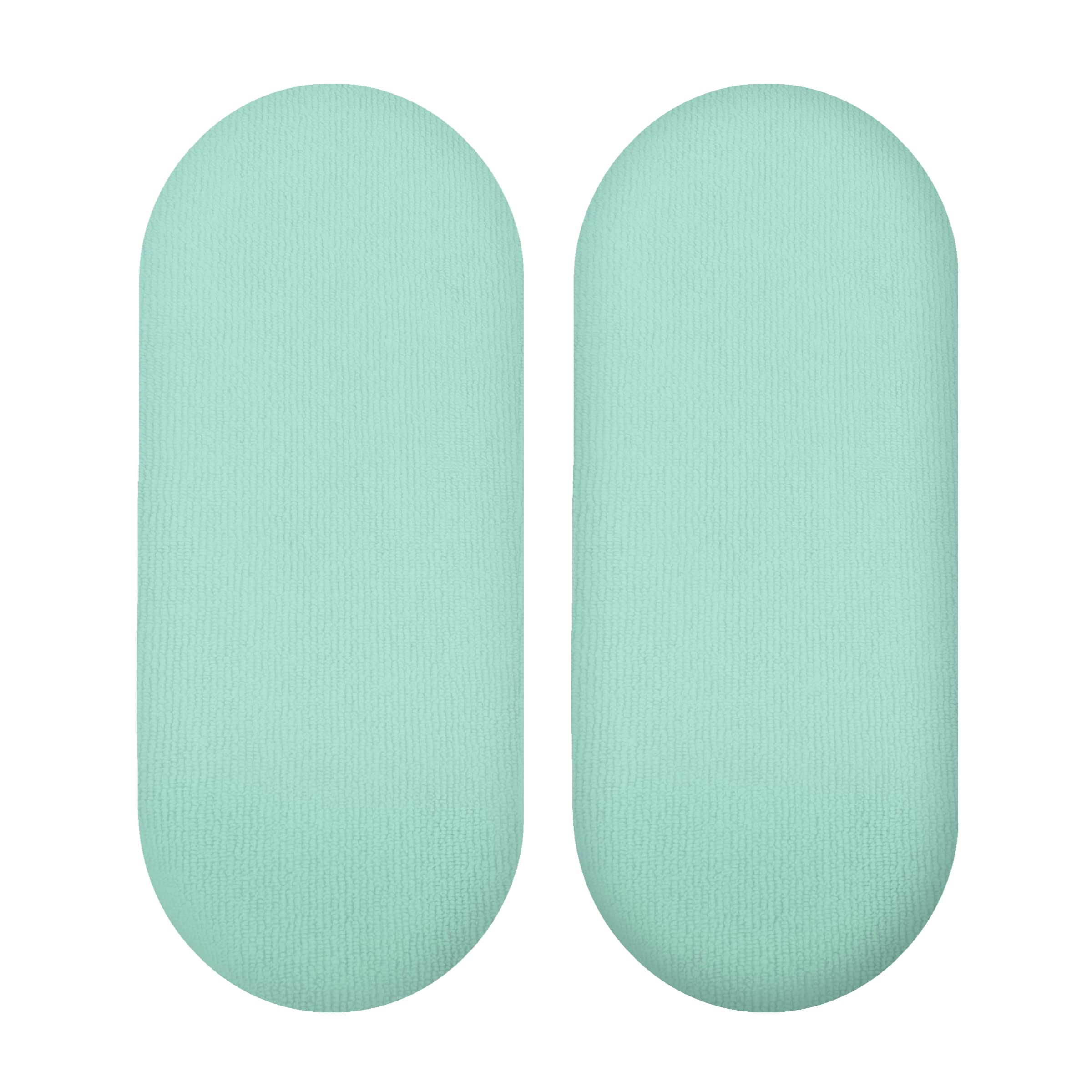 2X Baby Comfort Moses Basket Terry Fitted Sheet/Baby Oval Shape Sheets (Tiffany)