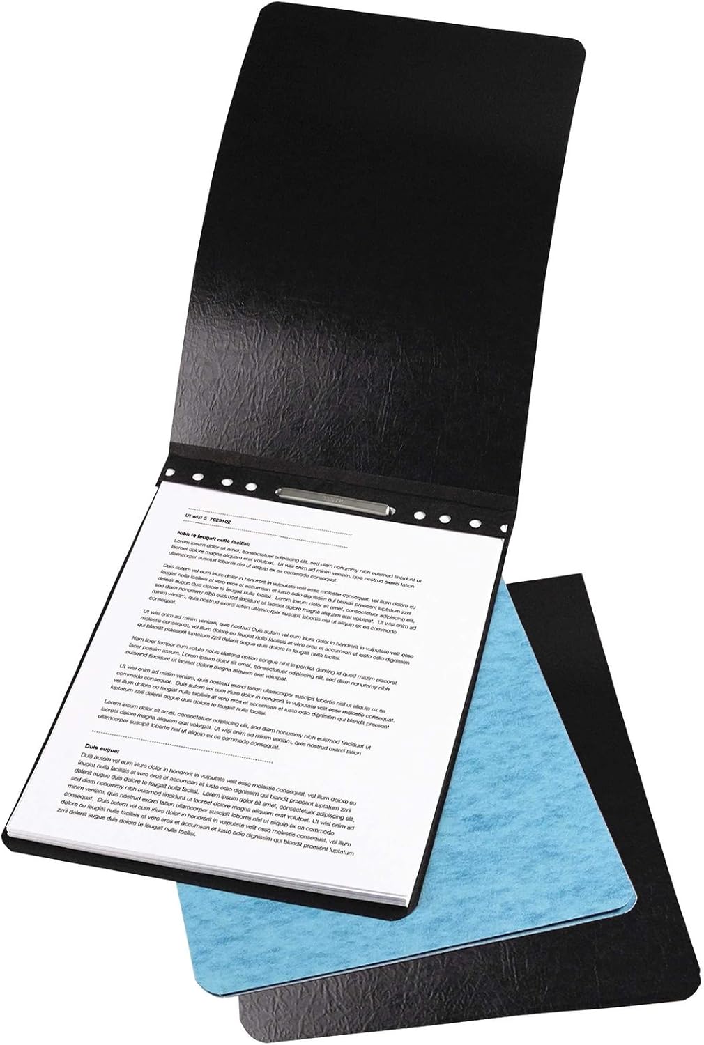 ACCO PRESSTEX Report Covers, Top Binding for Letter Size Sheets, 2 Inch Capacity, Black, 2 Pack (A7022271) : Business Report Covers : Office Products